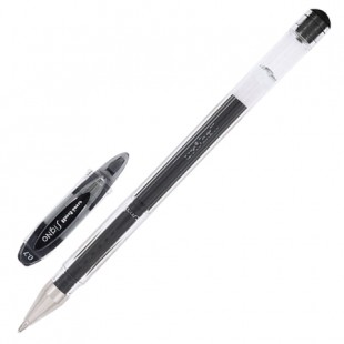Ручка гелевая UNI "Signo", узел 0,7 мм, пластик, черный