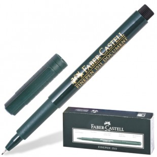 Ручка капиллярная FABER-CASTELL (Германия) "FINEPEN 1511", 0,4 мм, черная, FC151199