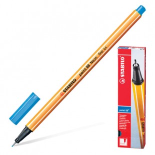 Ручка капиллярная STABILO "Point", толщина письма 0,4 мм, цвет ультрамарин, 88/32
