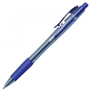 Ручка шариковая автоматическая ERICH KRAUSE "Ultra Glide Joy", грип, узел 0,7 мм, пластик, синий
