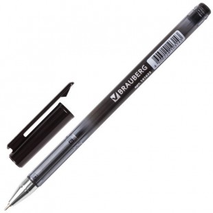 Ручка шариковая масляная BRAUBERG "Profi-Oil", игольчатый узел 0,7 мм, черный