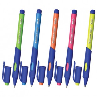 Ручка шариковая масляная ERICH KRAUSE "Ultra Glide ErgoLine Kids", грип, узел 0,7 мм, пластик, синий