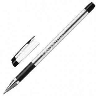Ручка шариковая ERICH KRAUSE "Ultra L-30", грип, игольчатый узел 0,7 мм, пластик, черный