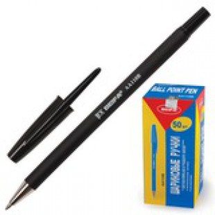 Ручка шариковая BEIFA, узел 0,7 мм, пластик, черный