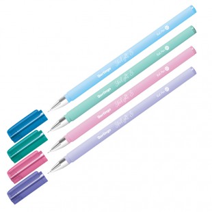 Ручка шариковая BERLINGO "Starlight S", игольчатый узел 0,5 мм, синий