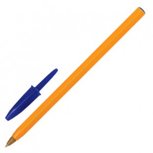 Ручка шариковая BIC "Orange", узел 0,8 мм, синий