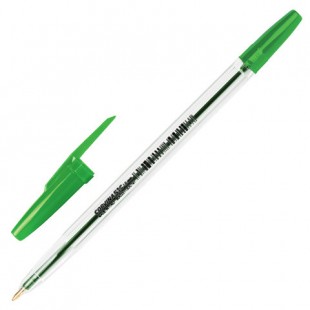 Ручка шариковая CORVINA "Classic", узел 1 мм, пластик, зеленый