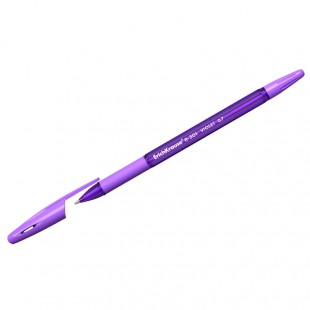 Ручка шариковая ERICH KRAUSE "R-301 Violet", грип, узел 0,7мм, фиолетовый
