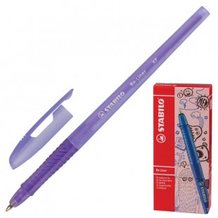 Ручка шариковая STABILO "Re-Liner", узел 0,7 мм, фиолетовый