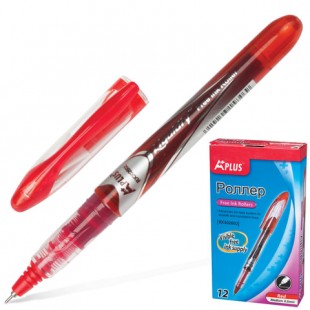 Ручка-роллер BEIFA "A Plus", игольчатый узел 0,5 мм, красный