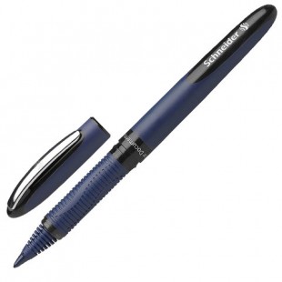 Ручка-роллер SCHNEIDER "One Business", грип, узел 0,8 мм, черный