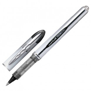 Ручка-роллер UNI-BALL "Vision elite", узел 0,8 мм, черный