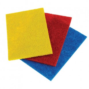 Салфетки абразивные ЛАЙМА, 13х9 см, 500 г/м2, пвх, набор 3 цвета