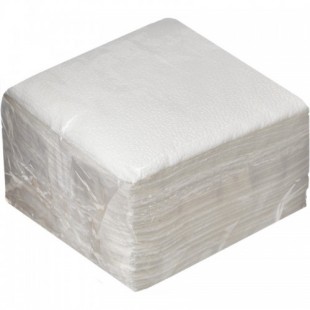 Салфетки бумажные, 23х23 см, белый, комплект 100 листов