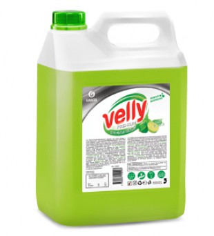 Средство для мытья посуды GRASS "Velly Premium. Лайм и мята", 5 л