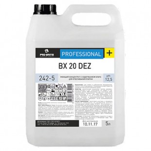 Средство моющее 5 л, PRO-BRITE BX 20 DEZ, с отбеливающим эффектом, щелочное, концентрат