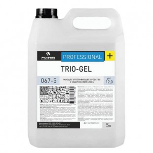 Средство моющее 5 л, PRO-BRITE TRIO-GEL, с отбеливающим эффектом, концентрат