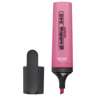 Текстмаркер EDDING, скошенный наконечник 2-5 мм, розовый