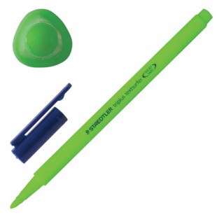 Текстмаркер STAEDTLER "Triplus Textsurfer", круглый наконечник 1-4 мм, неоновый зеленый