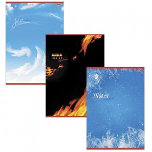 Тетрадь HATBER "Стихии природы", А4, 48 листов, клетка, скрепка