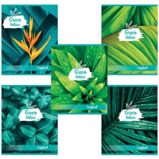 Тетрадь BRAUBERG " GREEN NATURE", 48 листов, клетка, скрепка