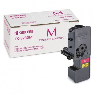 Тонер-картридж KYOCERA (TK-5230M) ECOSYS P5021cdn/cdw/M5521cdn/cdw, пурпурный, ресурс 2200 стр., оригинальный