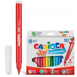 Фломастеры CARIOCA "Joy" , набор 36 цветов
