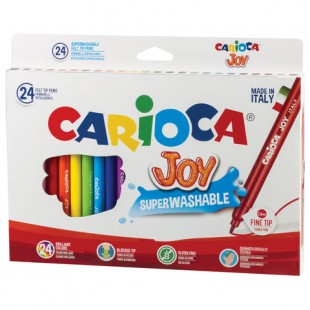 Фломастеры CARIOCA JOY, набор 24 цвета