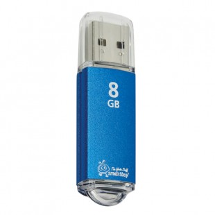 Флэш-диск SMARTBUY "V-Cut", 8 GB, USB 2.0, синий