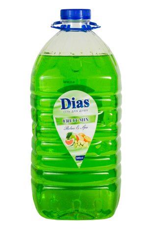 Гель для душа DIAS "Fruit mix", 5 л, пэт-бутылка