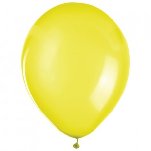 Шары воздушные ZIPPY, 12" (30 см), желтые, комплект 50 штук