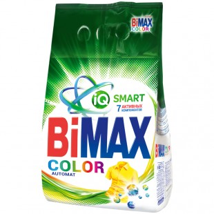 Стиральный порошок автомат BIMAX "Color", 3 кг, пакет