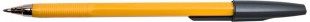 Ручка шариковая DOLCE COSTO "Orange", узел 1 мм, пластик, черный