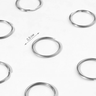 Заготовки-кольца АРТ УЗОР, 25 мм, металл, комплект 10 штук