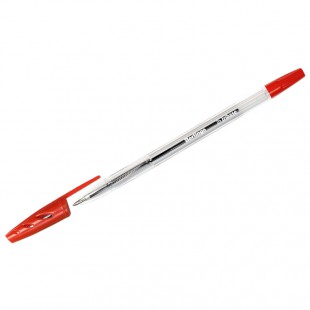 Ручка шариковая BERLINGO "Tribase", узел 1 мм, пластик, красный