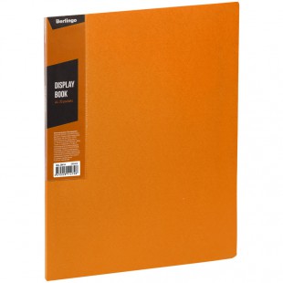 Папка 20 вкладышей BERLINGO "Color Zone", 14 мм, 600 мкм, оранжевый