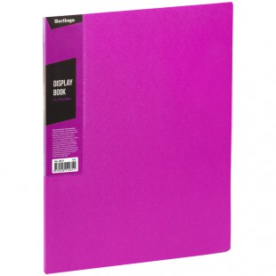 Папка 20 вкладышей BERLINGO "Color Zone", 14 мм, 600 мкм, розовый