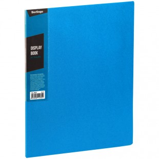 Папка 20 вкладышей BERLINGO "Color Zone", 14 мм, 600 мкм, синий
