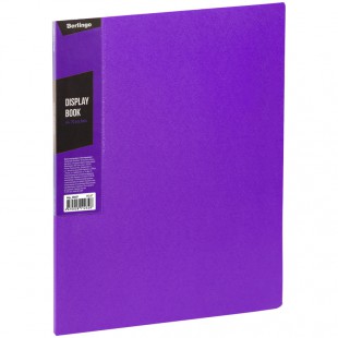 Папка 20 вкладышей BERLINGO "Color Zone", 14 мм, 600 мкм, фиолетовый