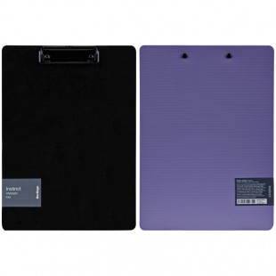 Доска-планшет BERLINGO "Instinct", А4, пластик, лаванда/черный