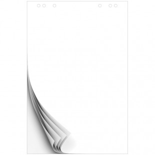 Блокнот для флипчарта OFFICE SPACE, 98х67,5 см, 50 листов, белый