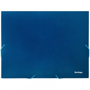 Папка на резинках BERLINGO, 30 мм, 700 мкм, синий