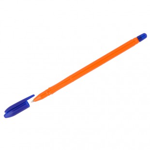 Ручка шариковая Стамм "VeGa Orange", узел 0,7мм, пластик, синий