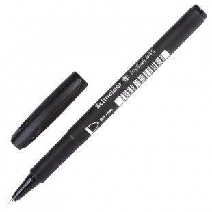 Ручка-роллер SCHNEIDER "TopBall 845", узел 0,5 мм, черный
