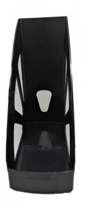 Лоток вертикальный BURO "Оптима", 1 секция, 255х230х100 мм, пластик, черный