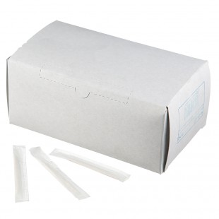 Зубочистки, 65 мм, индивидуальная бумажная упаковка, комплект 1000 штук