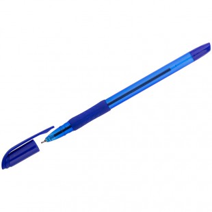 Ручка шариковая OFFICE SPACE "Nord", грип, игольчатый узел 0,7 мм, синий