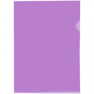 Папка-уголок OFFICE SPACE, А4, 150 мкм, прозрачный фиолетовый