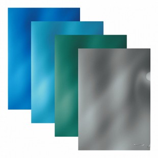 Папка-уголок ERICH KRAUSE "Glossy Ice Metallic", А4, 180 мкм, ассорти