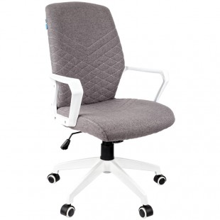 Кресло офисное HELMI "HL-M05 Ambition", ткань/пластик, серый
